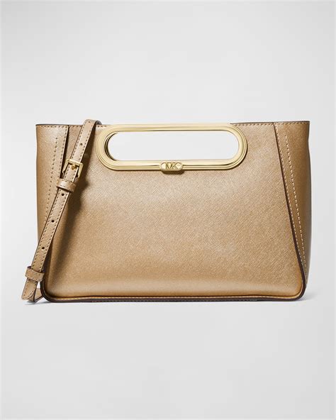 michael kors leather convertible clutch